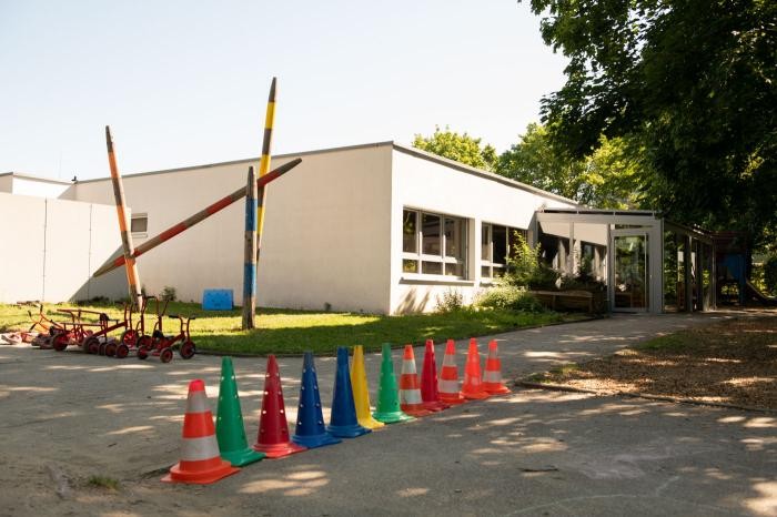 Kita Danzigerstraße Eingangsbereich der Kindertagesstätte Danzigerstraße