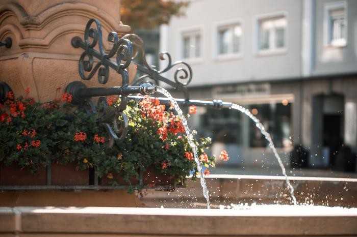 Brunnen auf Marktplatz