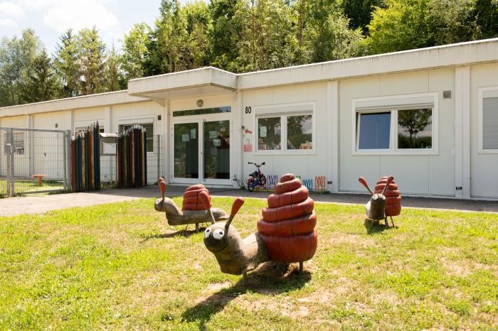 Eingangsbereich der Kindertagesstätte Pichterichstraße