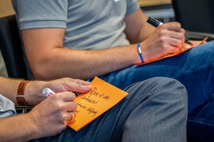 Foto: Regierungspräsidium Stuttgart, Irina Rebholz Die Kleingruppenarbeit