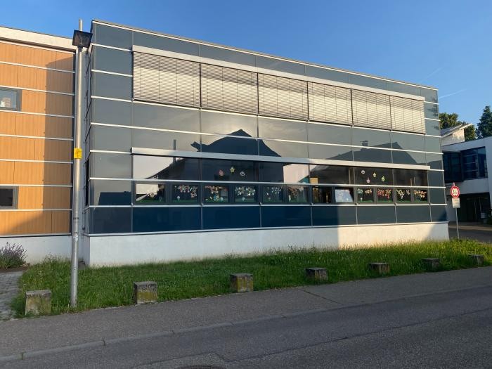 Das Gebäude der Schulkindbegleitung an der Wilhelm-Maier-Schule