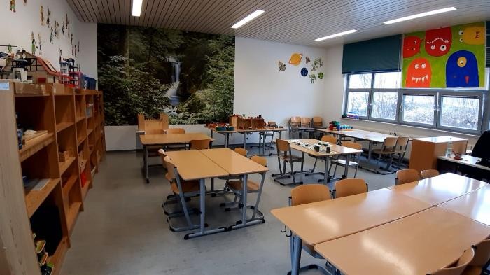 Gruppenraum der Schulkindbegleitung an der Neubergschule