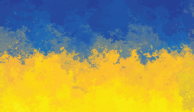 Foto: Adobe Stock Bild in den farben der ukrainischen Flagge.