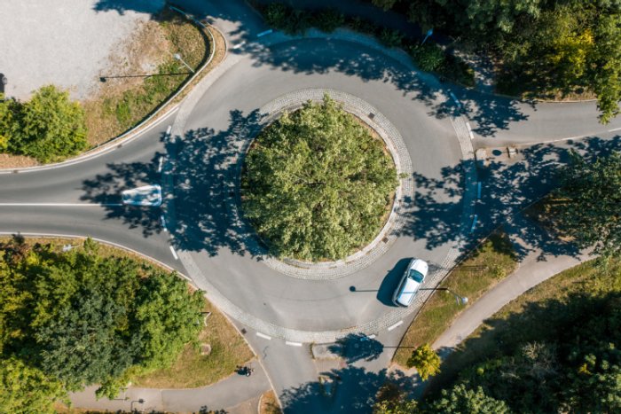 Foto: Daniel Nasse Kreisverkehr in Neckarsulm